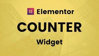 How to use Elementor Counter Widget | Elementor Tutorial