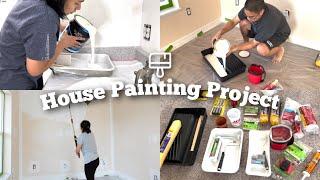 Painting our house white! | The Nadonza Life Vlogs 2021