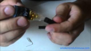 How to fill Soft Top Cartomizers by Smoke Revolution E Cigarettes