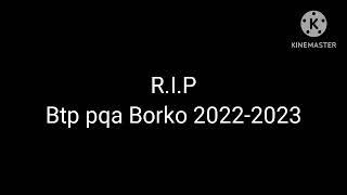 R.I.P Btp pqa Borko (My Last Btp pqa Borko Channel Video)