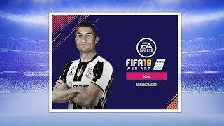 FIFA 19 WEB APP!