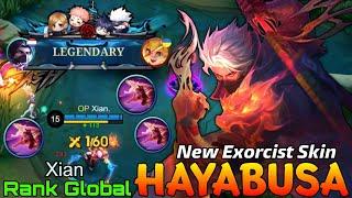 Exorcist Hayabusa New Skin Gameplay - Top Global Hayabusa by Xian - Mobile Legends