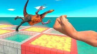 Epic Punch into Lava or Water - Animal Revolt Battle Simulator