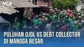 Viral Ojol Ribut dengan Debt Collector di Mangga Besar, Jakarta Pusat