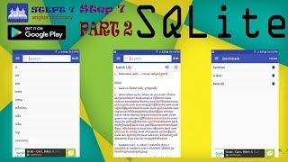 How to create awesome dictionary app in android with SQLite(STEP 7, Part 2)