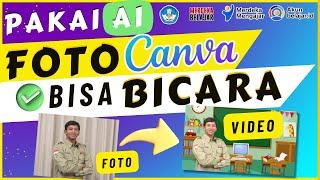 CARA BUAT AI di Canva - Cara Membuat Foto Bicara | D-ID AI Presenter