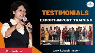 Global Fortune : Testimonials  [Export Import Training by kdsushma ]