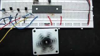 Interfacing Stepper Motor with 8051 Microcontroller : Project with circuit & C code