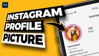 How to Create Instagram Profile picture in Photoshop - Version 3