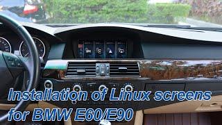 PEMP Iinux Screen for BMW E60 CCC CarPlay Android Auto Installation Video