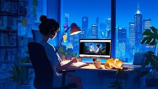 Late Night Vibes  Study Music - study / relax / stress relief ~ Chill lofi beats