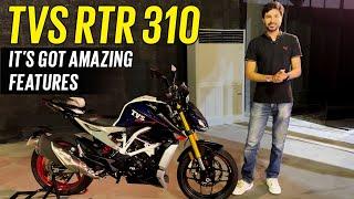 TVS RTR 310 - India's most feature-packed motorcycle | Walkaround | Autocar India