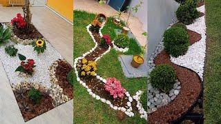 TOP  50 + Stylish Stone Art ideas /Landscaping Gardens decoration ideas in 2025