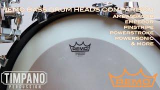 ULTIMATE Remo Bass Drum Head Comparison - Timpano Percussion