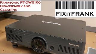 Panasonic PT-DW5100 DLP Projector Disassembly/Cleaning