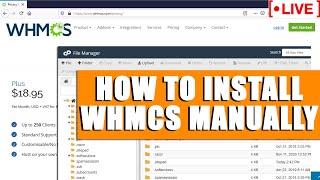 [LIVE] How to install WHMCS manually without Softaculous?