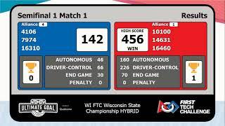WORLD RECORD 456 POINTS! SF1 - FTC 2021 Ultimate Goal - Wisconsin State Champ - Phoenix Force 10100