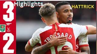 Arsenal vs Crystal Palace Highlights: Gabriel Jesus' Hat-Trick Secures 3-2 Win in Carabao Cup!