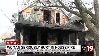 Cleveland resident ‘seriously’ injured in house fire