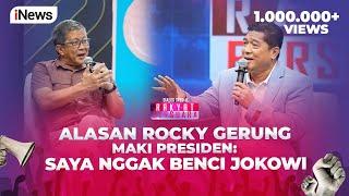 Rocky Gerung Beberkan Alasan Berani Menghina Presiden - Rakyat Bersuara 03/09