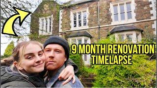 We Bought a Derelict Victorian Villa ️ 9 months of renovations in 40 mins TIMELAPSE