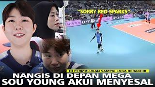 "Sambil Nangis di depan Mega" Sou young Akui dirinya Menyesal Tinggalkan Redsparks usai Pertandingan