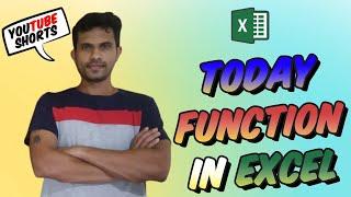 How to Insert Current Date in Excel #shorts
