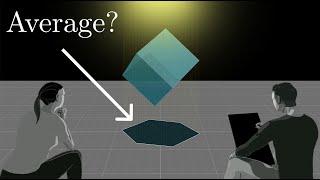 A tale of two problem solvers (Average cube shadows)