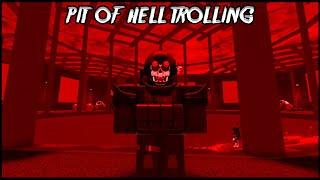 Making The Obby UNPLAYABLE! | Roblox Pit Of Hell Trolling!