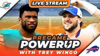 LIVE: MIAMI DOLPHINS VS BUFFALO BILLS | THURSDAY NIGHT FOOTBALL PREVIEW | Pregame PowerUp 