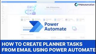How to Create Planner Tasks from Emails Using Power Automate