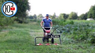 I got the ROTARY TRADISK mower on the STUMP !!! Consequences ... REPAIR ...