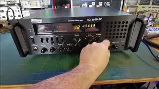 George fixing my Ranger RCI 69 Home Base Radio