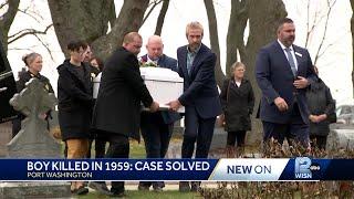 Cold case solved, community lays 7-year-old boy killed in 1959 to rest