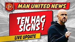 Erik Ten Hag Signs New Contract Until 2026 | LIVE Manchester United Latest NEWS #tenhag