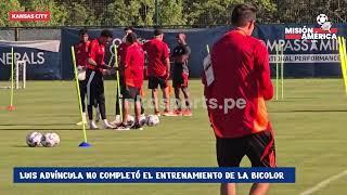 ATENCIÓN. Luis Advíncula no COMPLETÓ el entrenamiento de la 'bicolor'