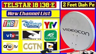 telstar 138 East 2 feet dish ku band chhoti chhatri mein Telstar kaise set Karen DD free dish