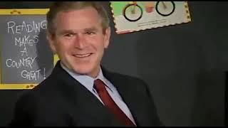 Джордж  Буш  в момент теракта 11 сентября 2001 года