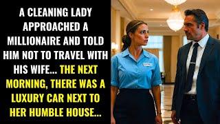 A CLEANING LADY WARNED A MILLIONAIRE, AND THE NEXT MORNING, A LUXURY CAR APPEARED AT HER HOUSE...