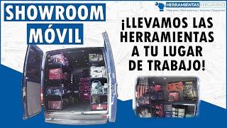 CAMIONETA EQUIPADA SHOWROOM MÓVIL - LLEVAMOS HERRAMIENTAS Y MÁQUINAS A TU LUGAR DE TRABAJO