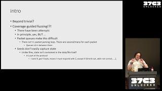 37C3 -  Fuzzing the TCP/IP stack