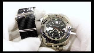 New watch Vostok Amfibia 710640 2416B from Chistopol watch factory