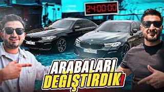 1 GÜNLÜĞÜNE ARABALARI DEĞİŞTİRDİK ! #11