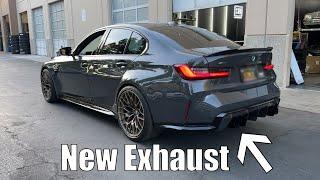 Installing the Valvetronic Designs exhaust on the G80 M3! Is this the best exhaust for this car?