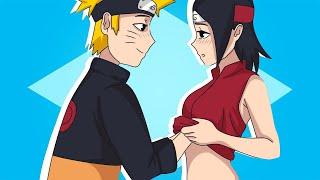 NARUTO & SARADA (a parody of naruto) 나루토 애니메이션