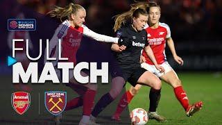 Full Match: Arsenal v West Ham United | Barclays WSL 2024-25