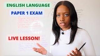  GCSE English Live: How To Pass The 2023 GCSE English Language Paper 1 Exams TOMORROW!