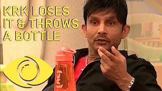KRK Throws A Bottle At Rohit! - Bigg Boss India | Big Brother Universe