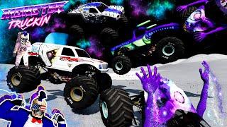 Monster Jam INSANE Racing, Freestyle and High Speed Jumps #45 | BeamNG Drive | Grave Digger