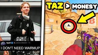 M0NESY ARRIVED 1 MIN BEFORE MATCH! LEGEND TAZ IS BACK! - CS2 BEST MOMENTS